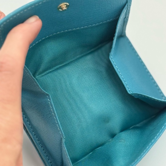 Furla Turquoise Compact Wallet - Picture 3 of 11